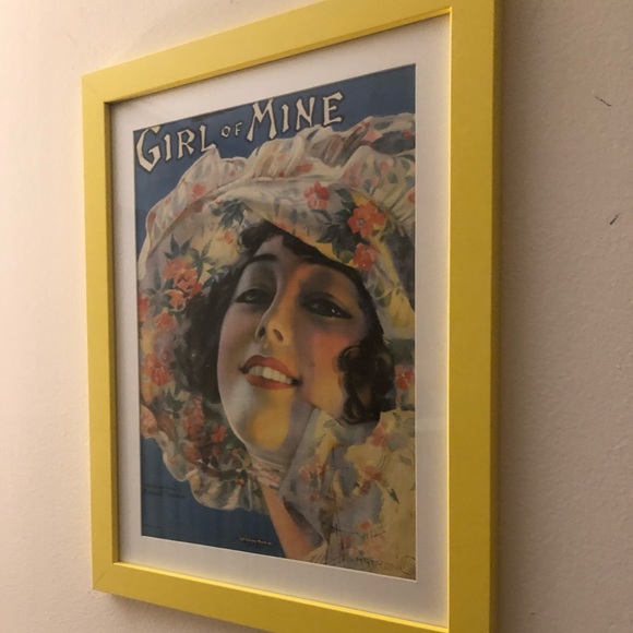 Vintage, rare framed and matted Sheet Music. - Picture 4 of 7